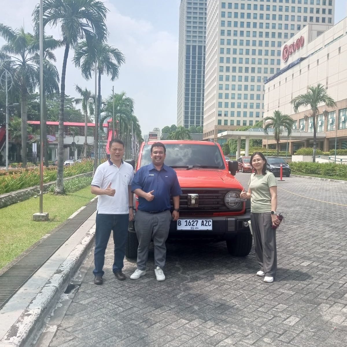 Penyerahan kendaraan GWM 10